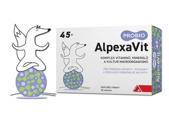 AlpexaVit PROBIO 45+, Vitamins and Minerals Complex 30 capsules