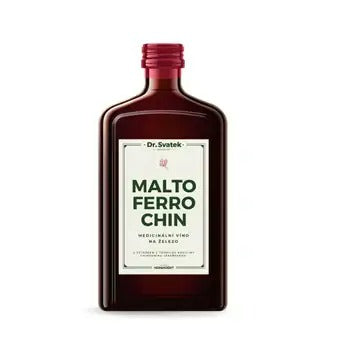 Dr. Svatek MALTOFERROCHIN malt wine with iron 500 ml