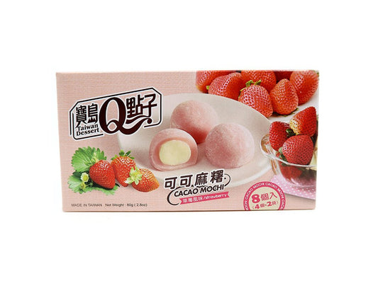 STRAWBERRY MOCHI RICE CAKES COCOA 80 g