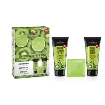 Vitamine Detox Kiwi and lime cosmetic set 3 pcs