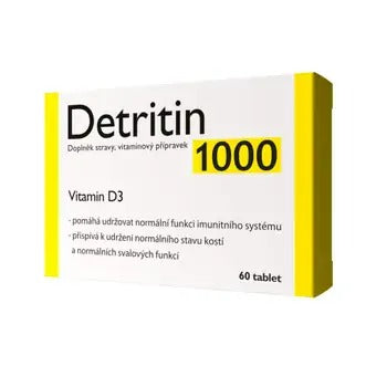Detritin 1000 IU Vitamin D3 60 tablets