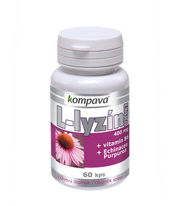 Kompava L-lysine extra 400 mg 60 capsules
