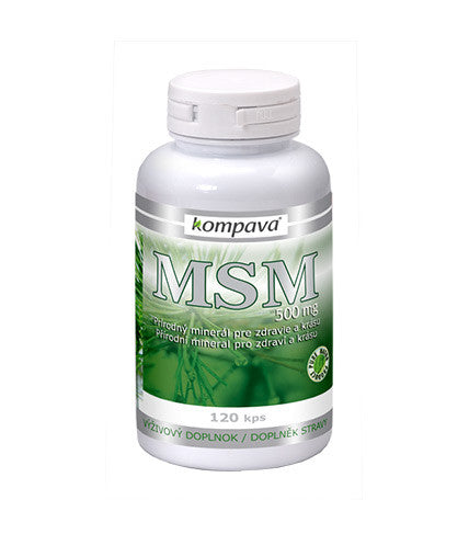 Kompava MSM 500mg 120 capsules