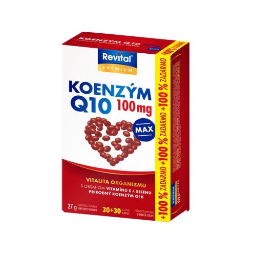 Revital Coenzyme Q10 100 mg + vitamin E + selenium 60 capsules