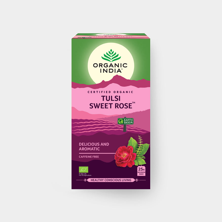 Organic India Tulsi Sweet Rose 25 teabags