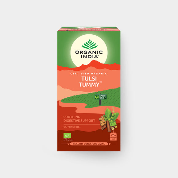 Organic India Tulsi Tummy Soothing Digestive Support 25 teabags