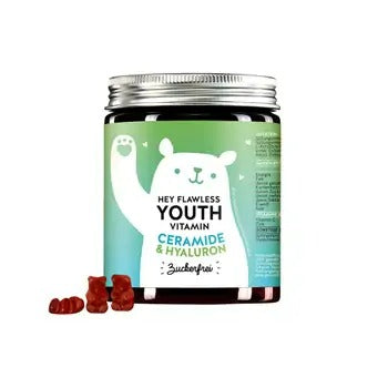 Bears With Benefits Hey Flawless Youth Vitamins Ceramide & Hyaluron sugar free 60 pcs