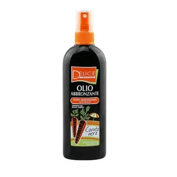 Delice Solaire Black Carrot Tanning Oil Ultra Bronze Suntan Oil 150 ml