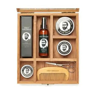 Percy Nobleman Luxury men's gift set for beard and mustache care 7 pcs