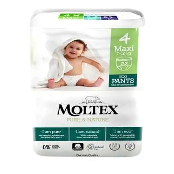 Moltex Pure & Nature Maxi 7-12 kg diaper panties 22 pcs