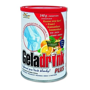 Geladrink Plus orange drink 340 g