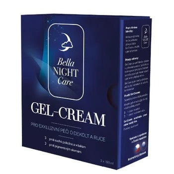 Bella NIGHT Care Gel-Cream for décolleté and hands 2x100 ml