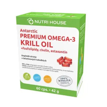 NUTRI HOUSE Antarctic PREMIUM OMEGA-3 KRILL OIL 60 capsules