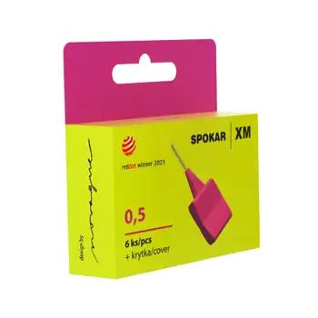 Spokar XM Interdental brushes pink 0.5 mm 6 pcs