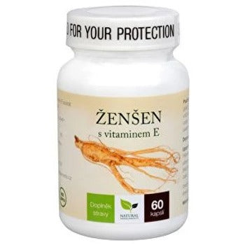 Ginseng + vitamin E 60 capsules