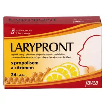 Larypront with propolis and lemon 24 tablets