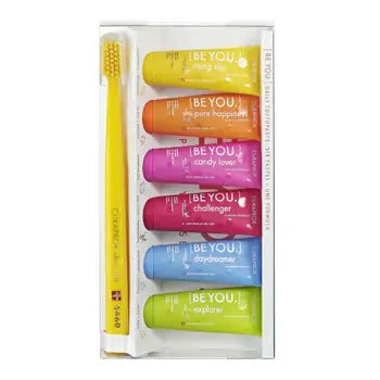 Curaprox BE YOU Combi pack set 6x paste 10 ml + toothbrush CS5460