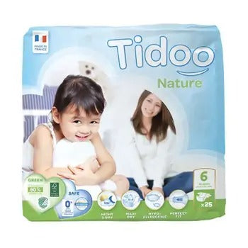 Tidoo 6 XXL 16-30 kg baby diapers 25 pcs