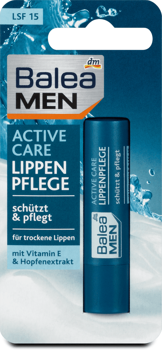 Balea MEN Active Care Lip Balm, 4.8 g