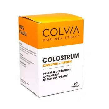 COLVIA Colostrum Curcumin + Piperine 60 capsules