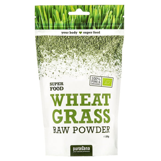 Organic Purasana Wheat Grass Powder BIO 200g - mydrxm.com