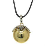 Aniball Women's necklace pregnancy bell jingle Golden nut