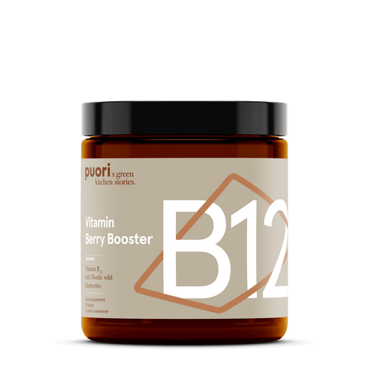 Puori B12 - Berry Booster with vitamin B12 - 20 sticks