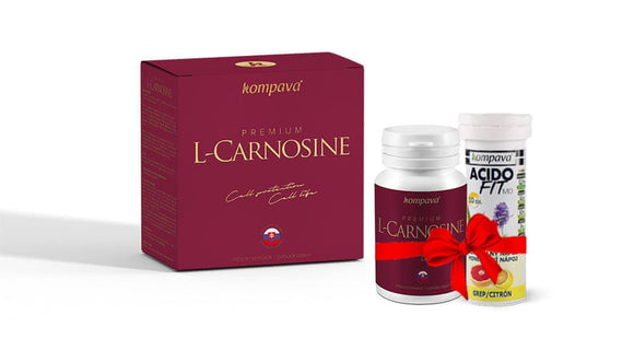 Premium L-Carnosine 375 mg / 60 capsules + GIFT