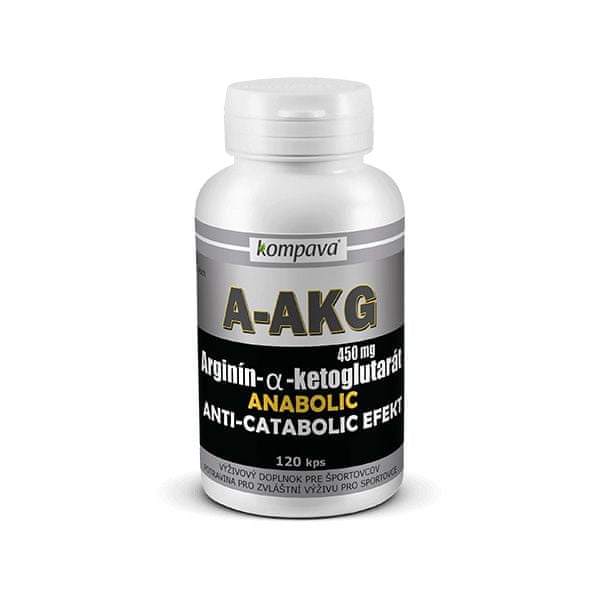 Kompava Arginine A-AKG 450 mg / 120 capsules