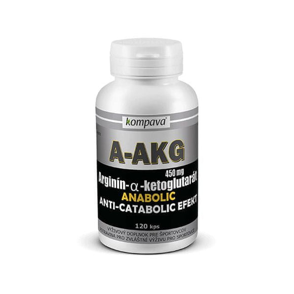 Kompava Arginine A-AKG 450 mg / 120 capsules