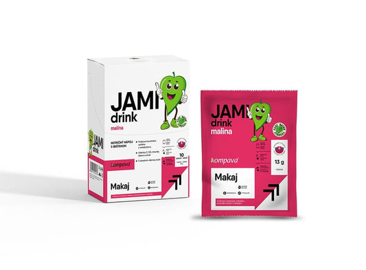 Kompava JAMI drink raspberry 130g / 10 servings