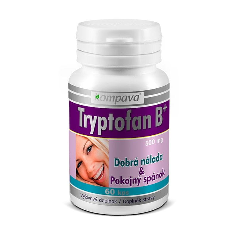 Kompava Tryptophan B+, 60 capsules