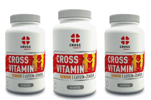 Cross biopharm Senior Lutein + Ginseng 3 x 90 capsules
