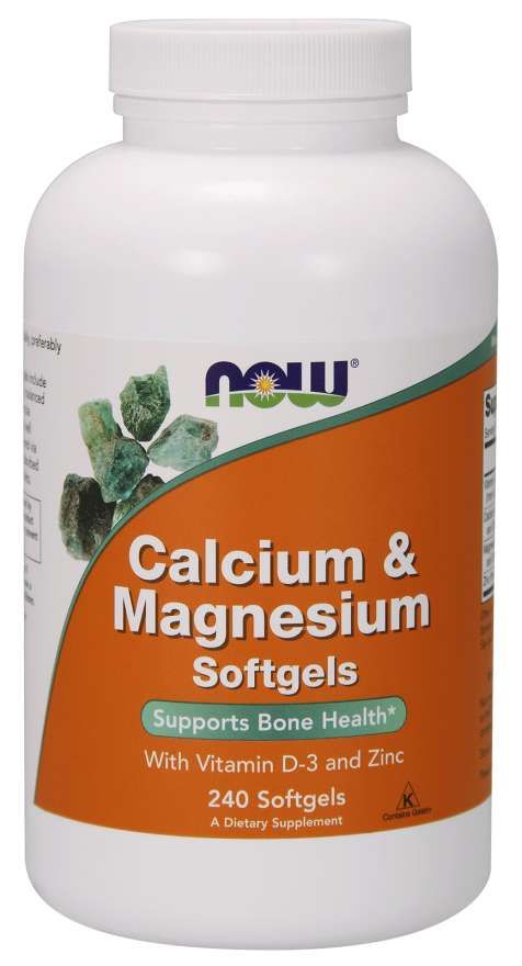 NOW D-3, Zinc, Calcium, 240 capsules