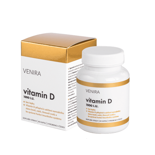 Venira Vitamin D 1000 IU 80 capsules