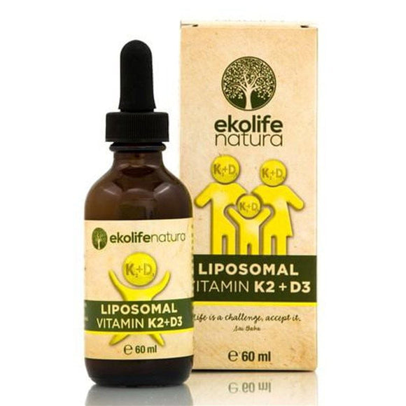 Ekolife Natura Liposomal Vitamin K2 + D3 - 60 ml
