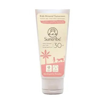 Suntribe Natural sunscreen mineral cream for children with vanilla scent SPF30 - 100 ml