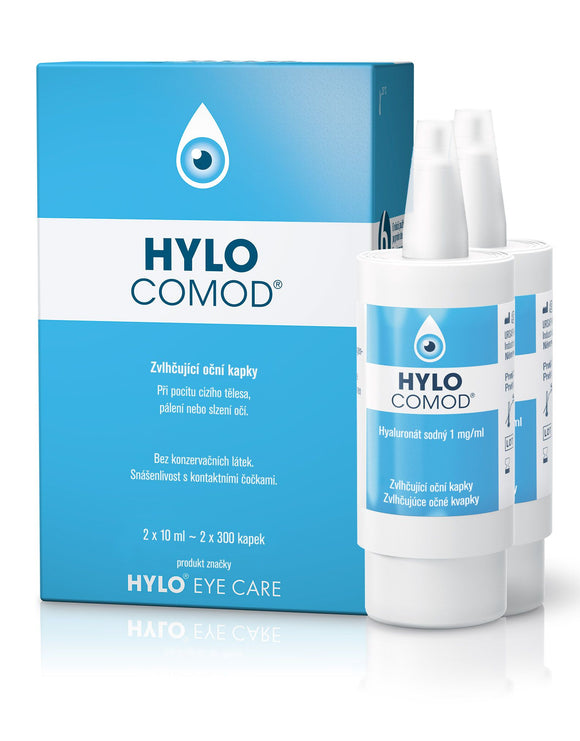 HYLO COMOD eye drops 2x10 ml - mydrxm.com