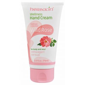 Herbacin Wellness Hand Cream Wild Rose 75 ml - mydrxm.com