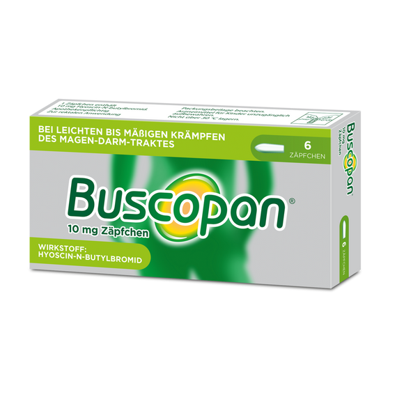 Buscopan 10 mg 6 suppositories