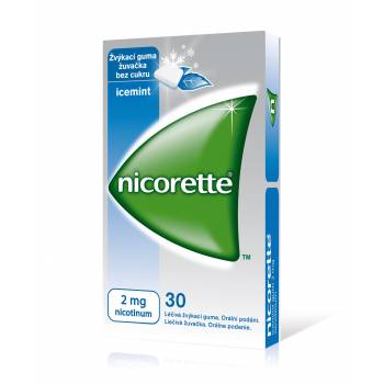 Nicorette Icemint Gum 2 mg medicinal chewing gum 30