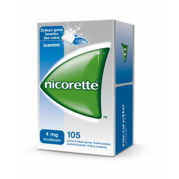 Nicorette Icemint Gum 4 mg chewing gum 105