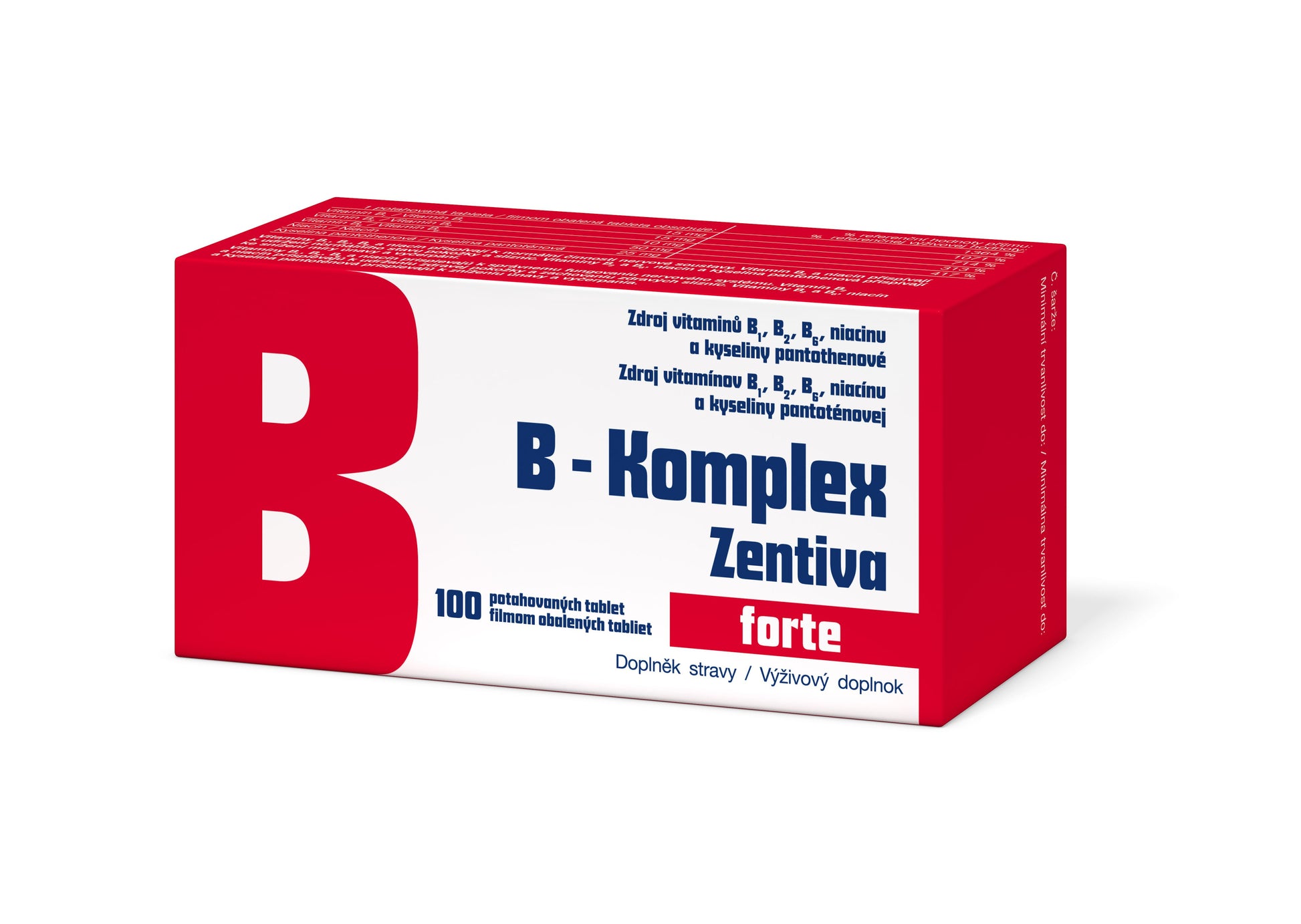 Zentiva B-Complex FORTE 100 dragees - mydrxm.com