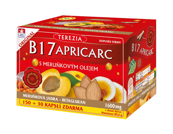 Terezia B17 APRICARC 150 + 30 capsules - mydrxm.com
