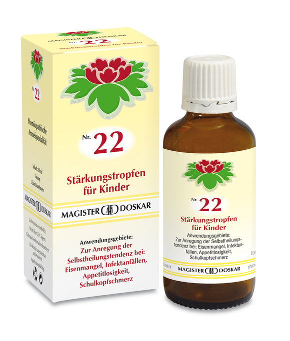 Magister Doskar No. 22 strengthening drops for children 50 ml