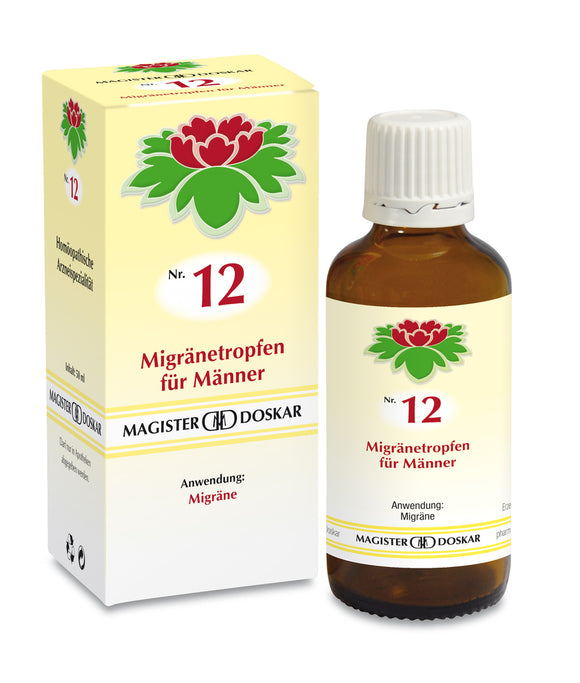 Magister Doskar No. 11 Migraine Drops for Men 50 ml