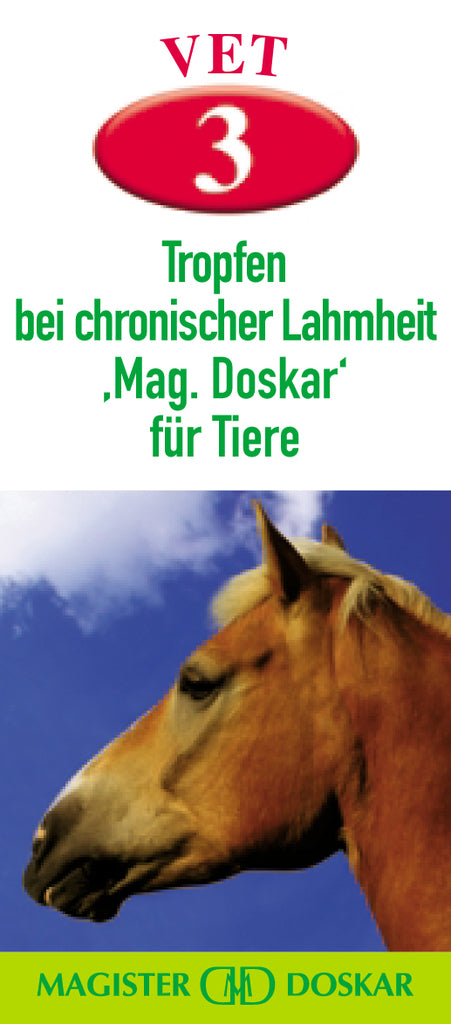 Magister Doskar VET 3 drops for chronic lameness 50 ml