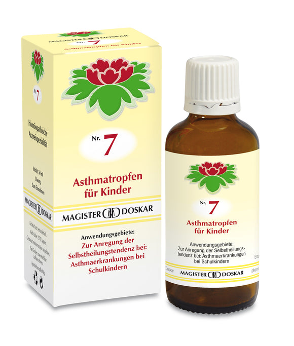Magister Doskar No. 7 Asthma Drops for Children 50 ml