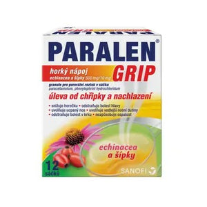 Paralen Grip Hot echinacea drink and rosehips 12 sachets