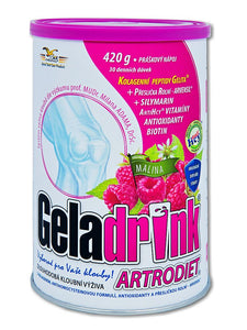Geladrink Artrodiet raspberry drink 420 g - mydrxm.com
